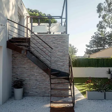 Ferienwohnung L'Antre Deux Villeneuve-lès-Maguelonne Exterior foto